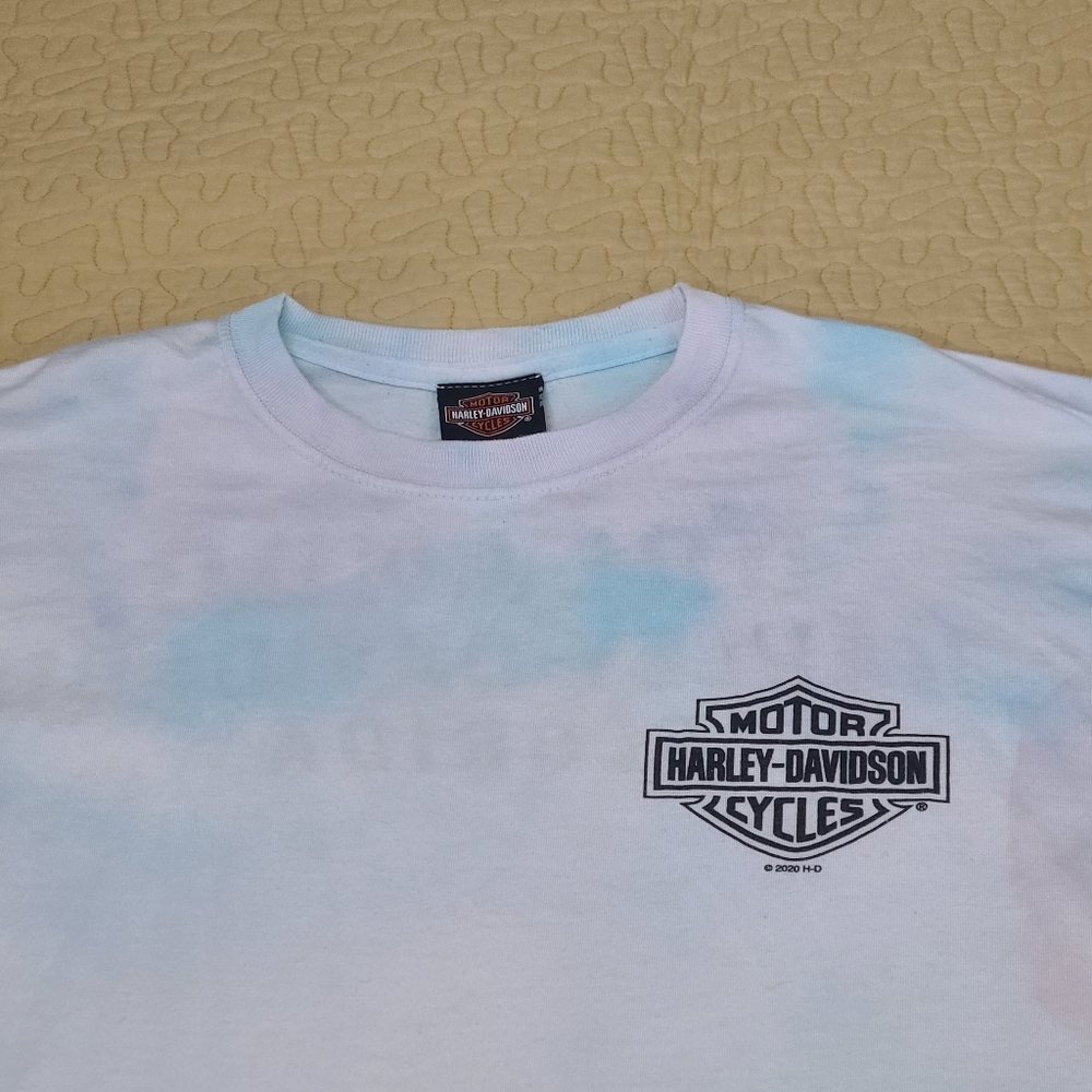 Harley Davidson Orlando Florida tie dye long sleeve size L